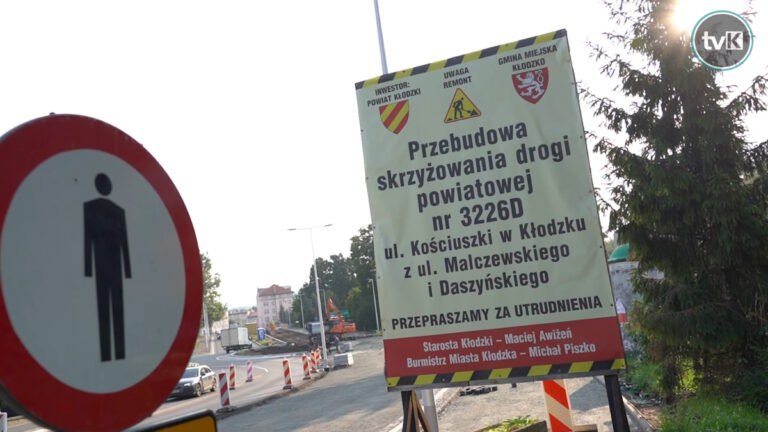 Prace przy kłodzkim rondzie na finiszu