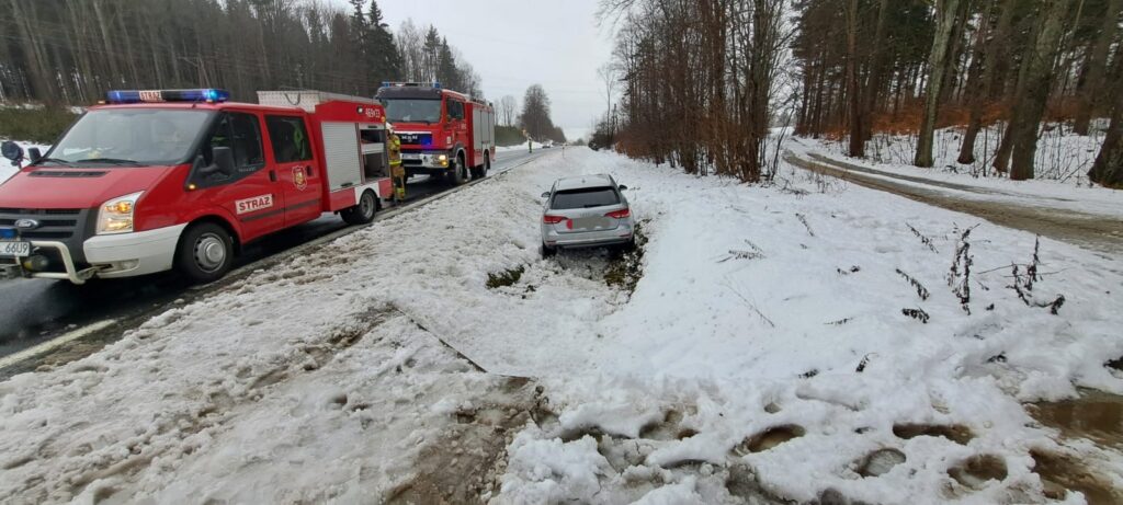 Zdarzenie drogowe w Szczytnej