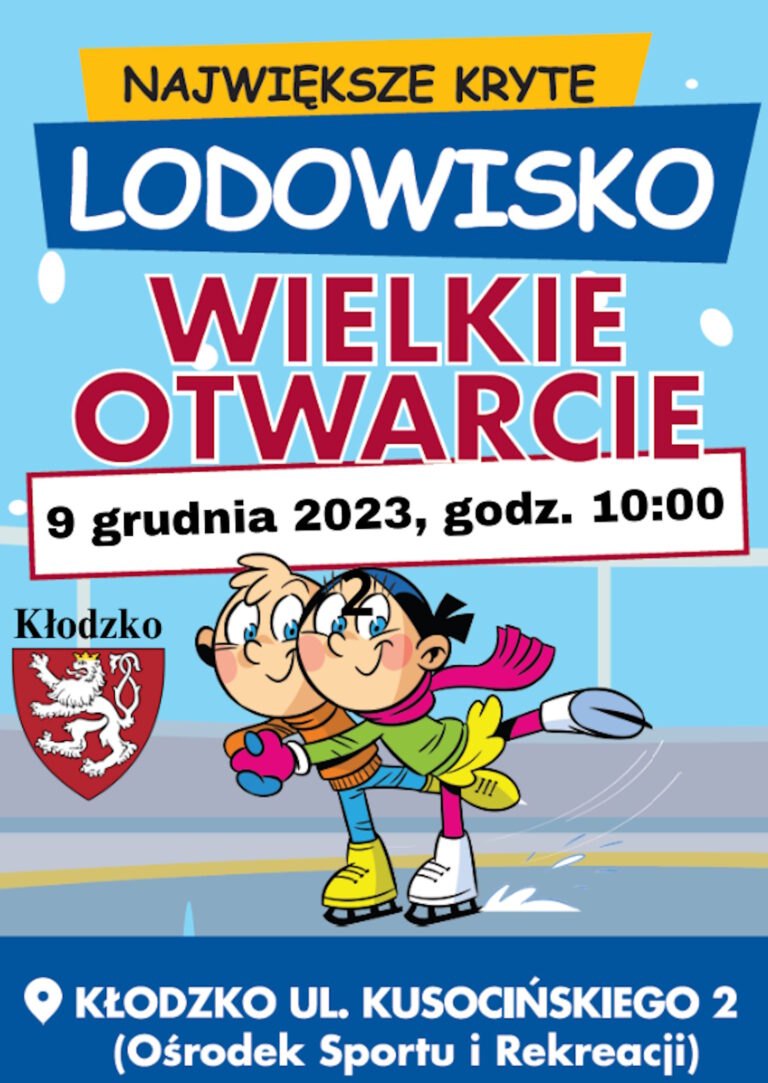 W sobotę otwarcie krytego lodowiska w Kłodzku