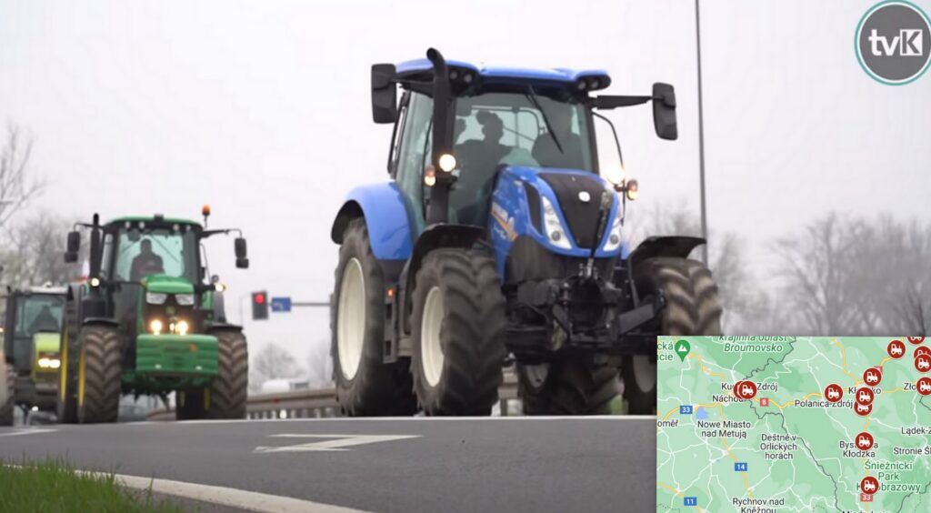 Protest rolników w powiecie kłodzkim - 20 marca