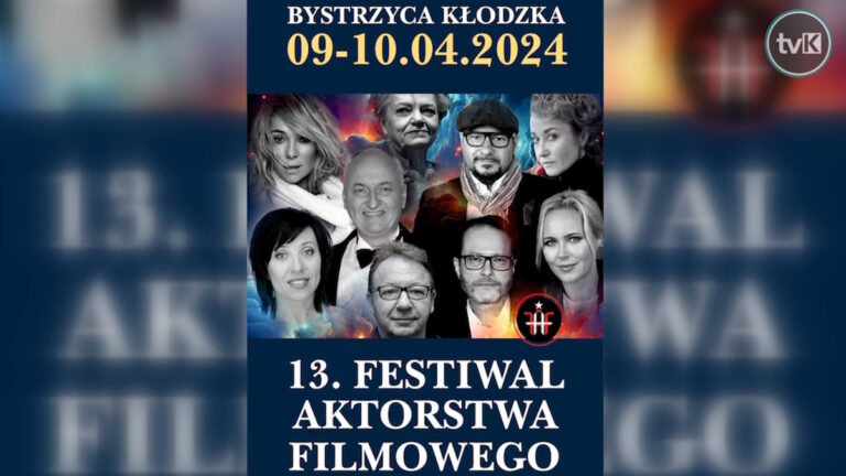 Festiwal Aktorstwa Filmowego po raz kolejny zagości w Bystrzycy Kłodzkiej