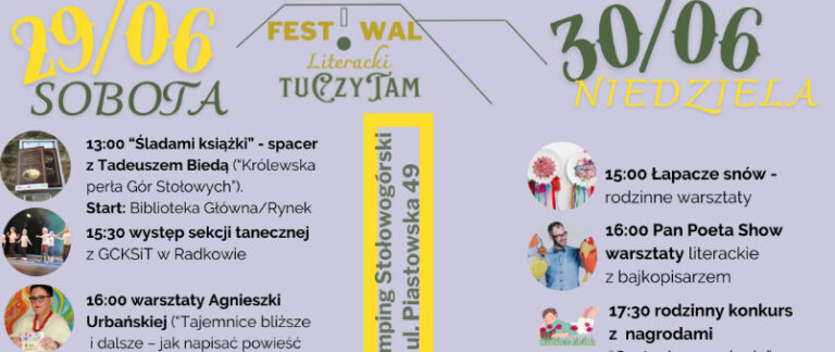 29-30.06. Festiwal Literacki w Radkowie