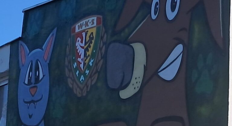 Łączy ich piłka i miłość do zwierząt. Na ścianie schroniska w Kłodzku powstał wyjątkowy mural