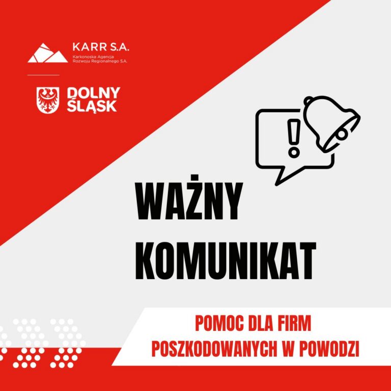 KARR S.A. Ważny komunikat powodziowy dla firm