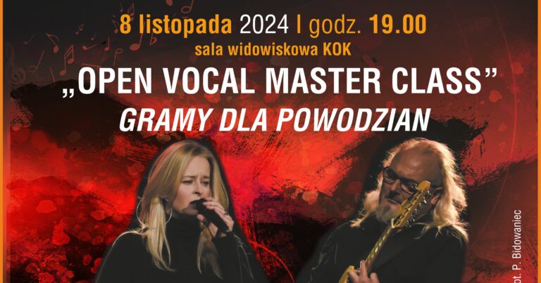 XVII Zaduszki Wokalne „Open Vocal Master Class” gramy dla powodzian