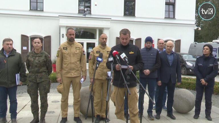 Briefing prasowy nadbryg. Michała Kamienieckiego w Stroniu Śląskim