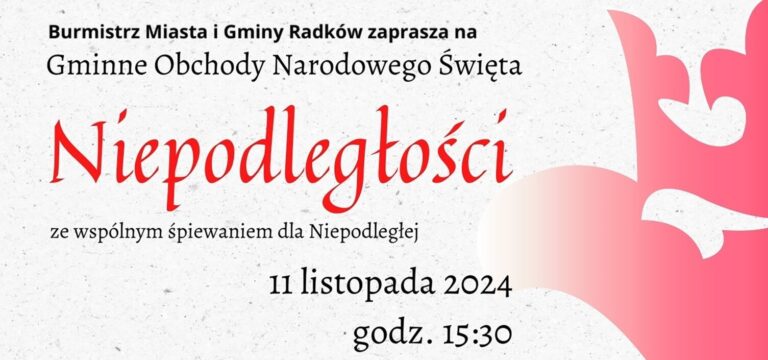 Gminne Obchody Narodowego Święta Niepodległości w Radkowie