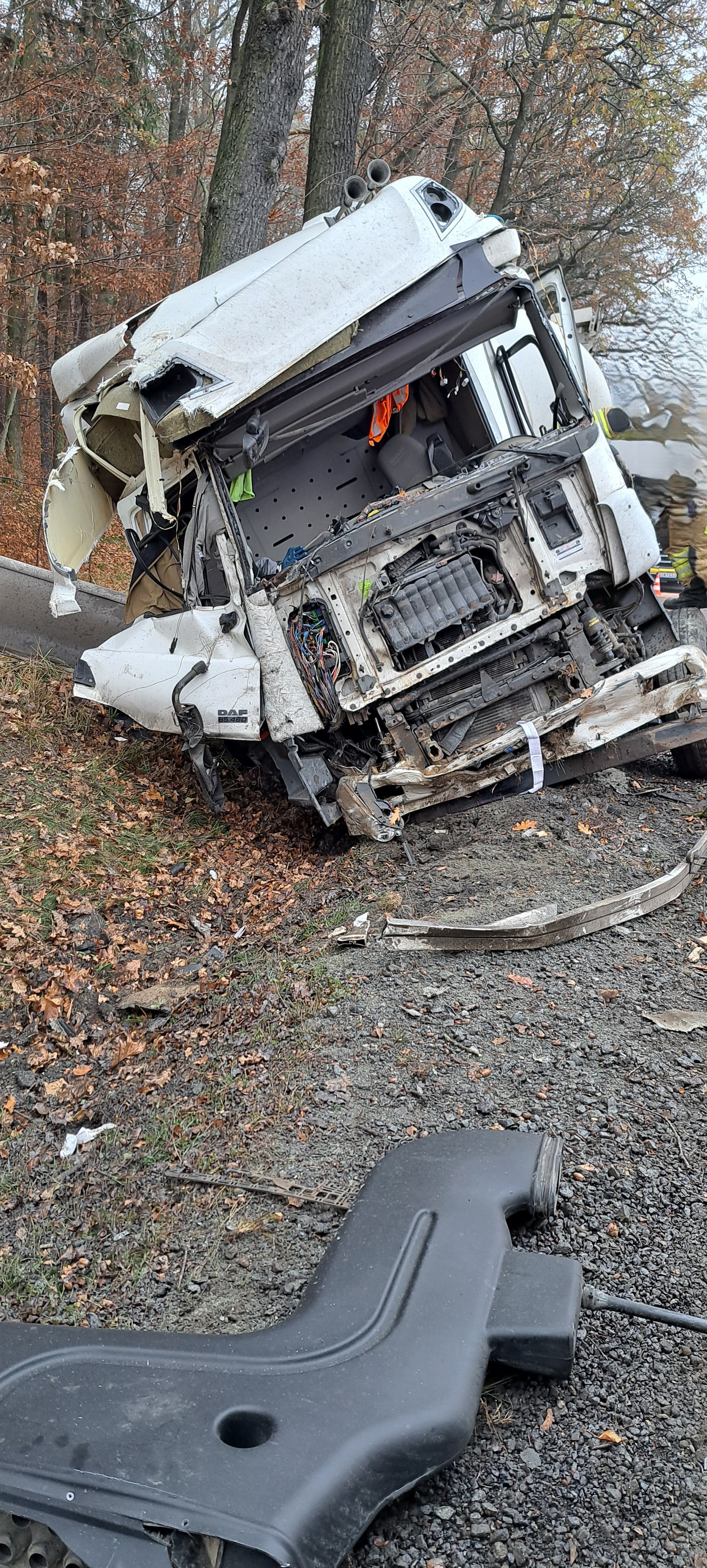 Wypadek na DK-46. Droga zablokowana!