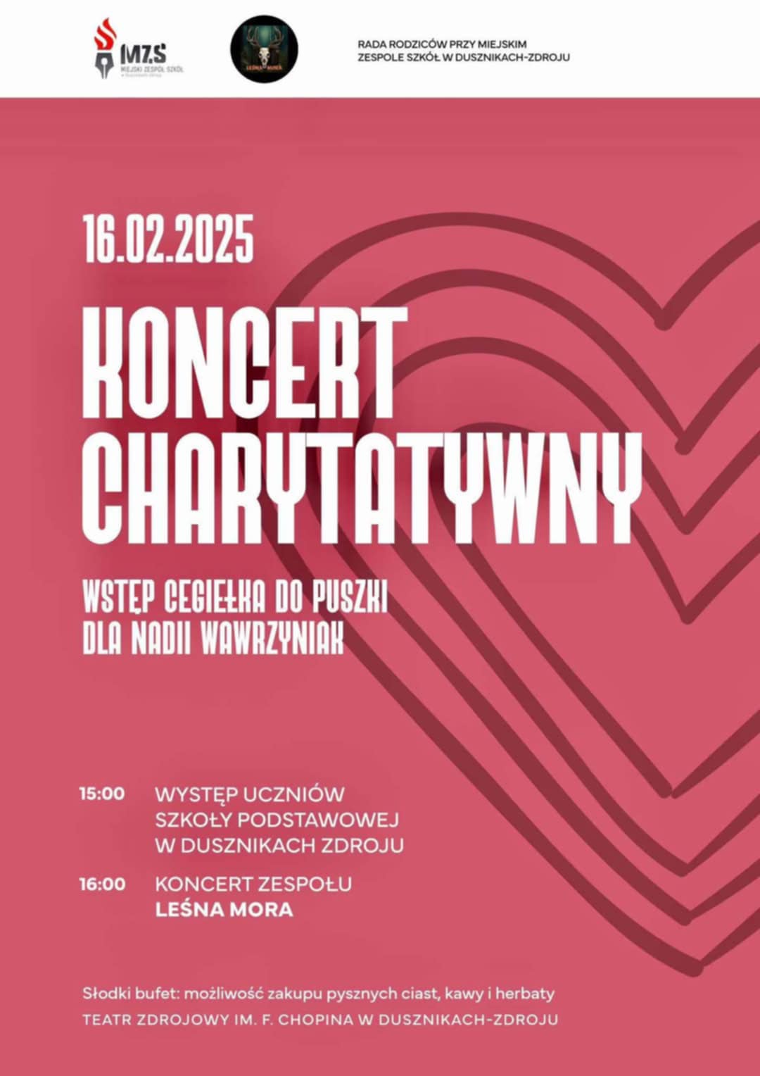 Koncert charytatywny dla Nadii Wawrzyniak