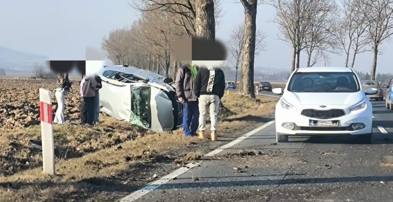 Wypadek na DK-33 między Wilkanowem a Domaszkowem