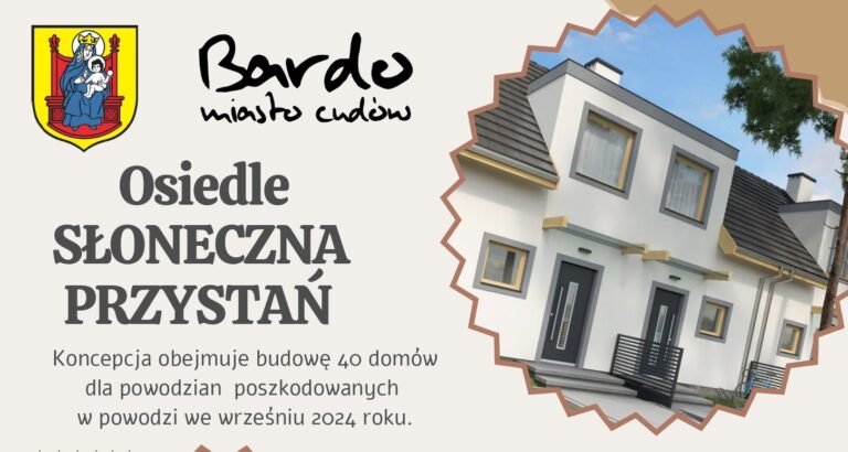 Gmina Bardo ogłosiła przetarg na dokumentację budowlaną dla 40 domów dla powodzian