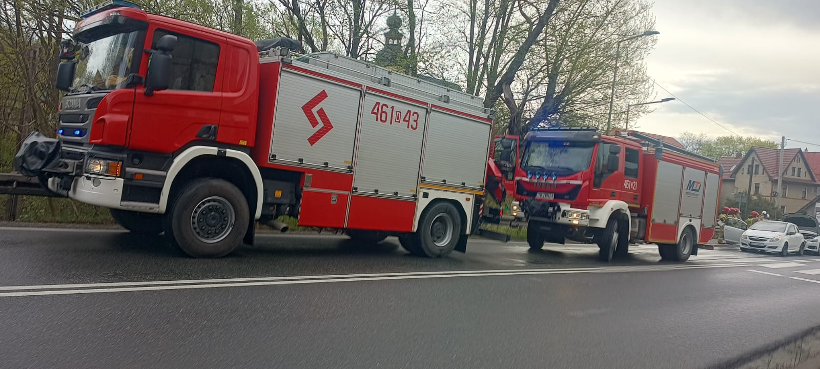 Kolizja na DK-8 w Szalejowie Górnym