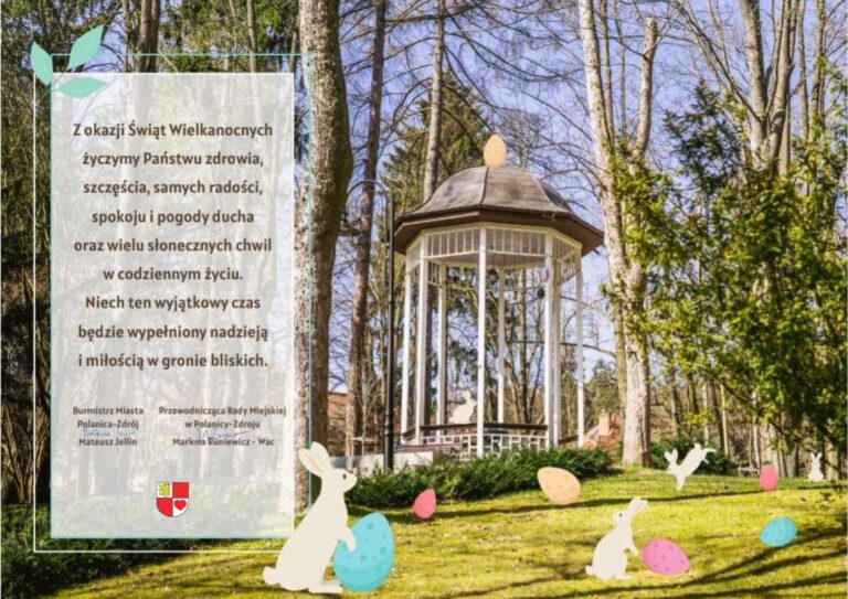 Życzenia Wielkanocne składają Burmistrz i Przewodnicząca Rady Miejskiej w Polanicy-Zdroju