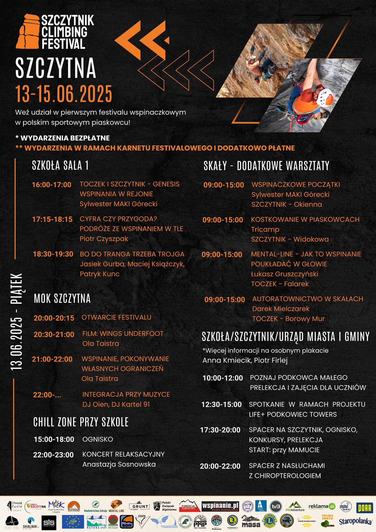 Rusza I Szczytnik Climbing Festival w Szczytnej. Zobacz program wydarzenia