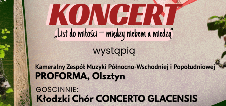 5.07.: Koncert „List do miłości-między niebem a miedzą”