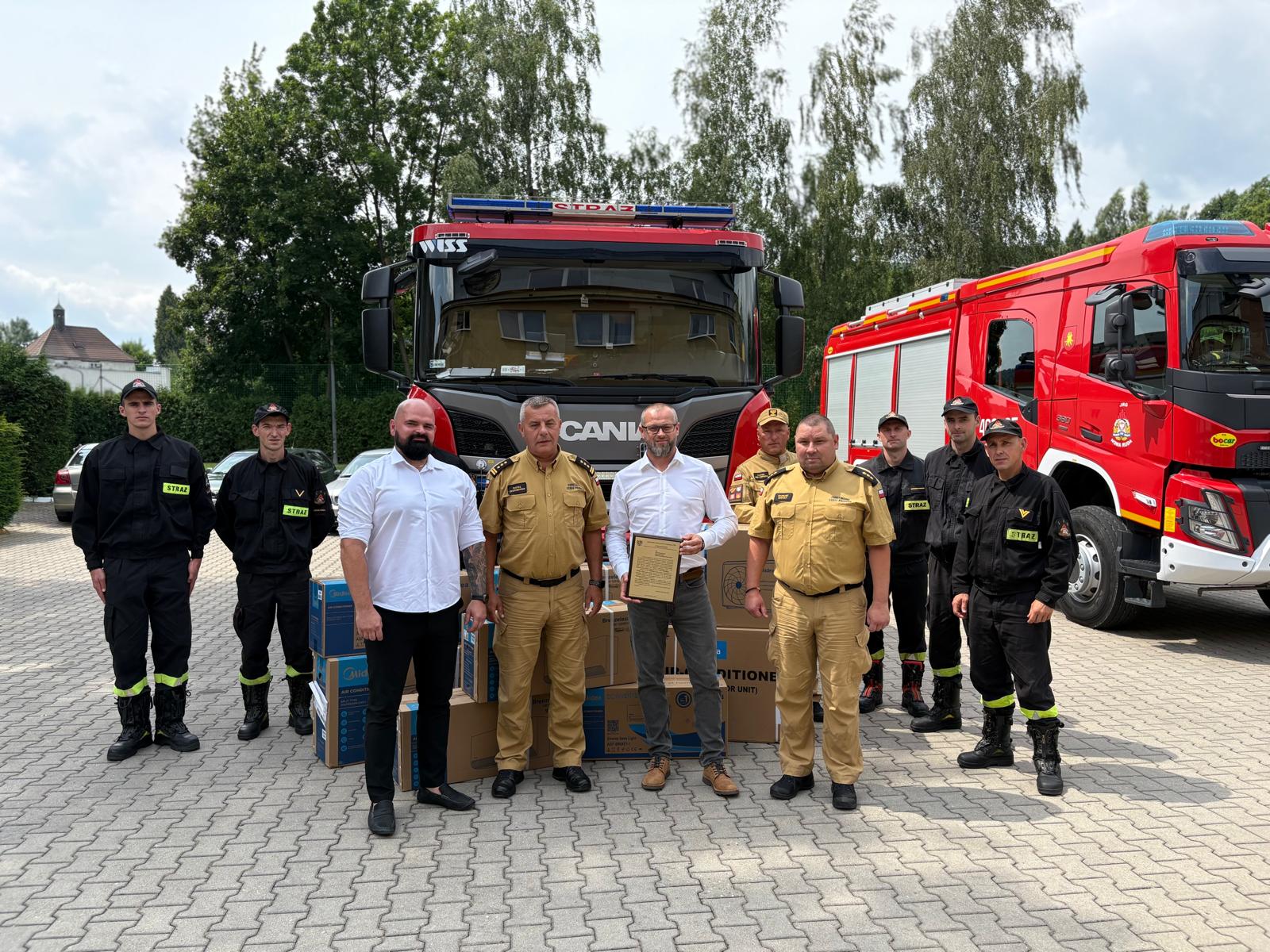 Nowoczesne klimatyzatory dla strażaków z JRG Nowa Ruda