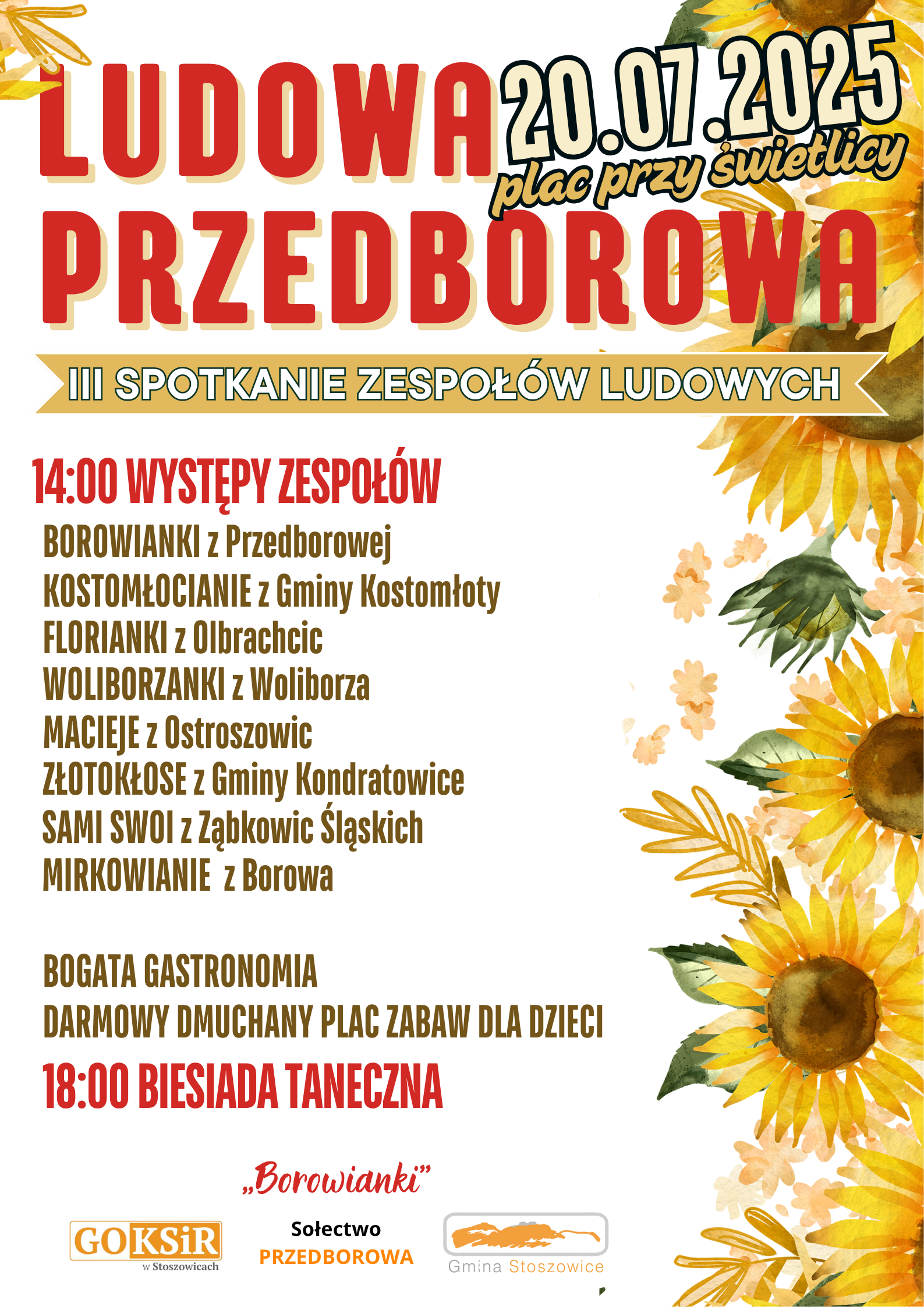 LUDOWA PRZEDBOROWA – III Spotkanie Zespołów Ludowych