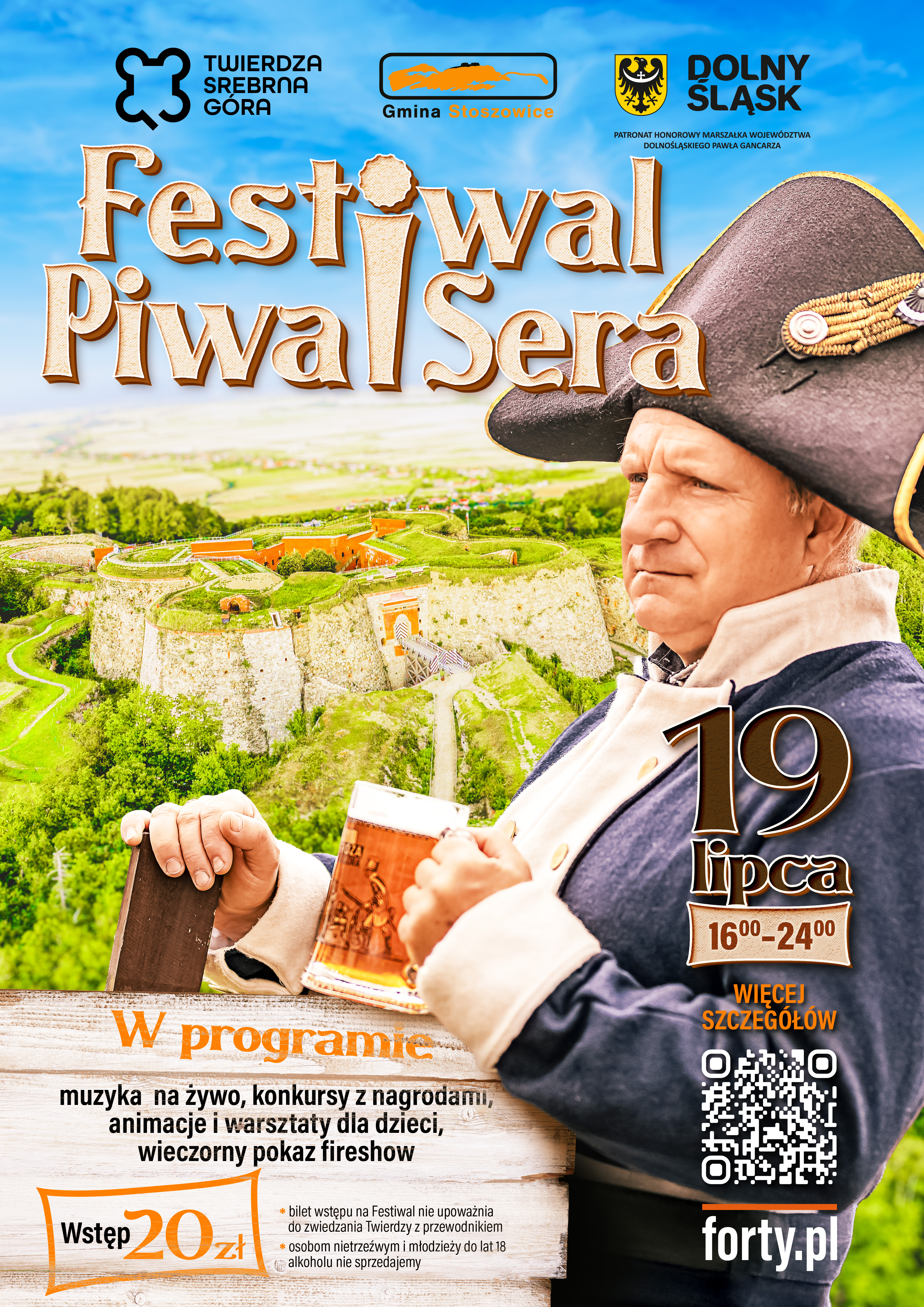 Smaki regionu, historia i świetna zabawa! Przed nami Festiwal Piwa i Sera 2025 w Twierdzy Srebrna Góra