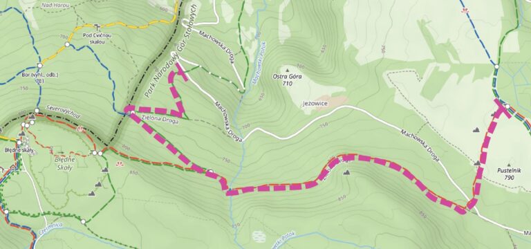Od 7 do 10 sierpnia zamknięty będzie odcinek szlaku zielonego oraz czerwonego na całej długości Zielonej Drogi