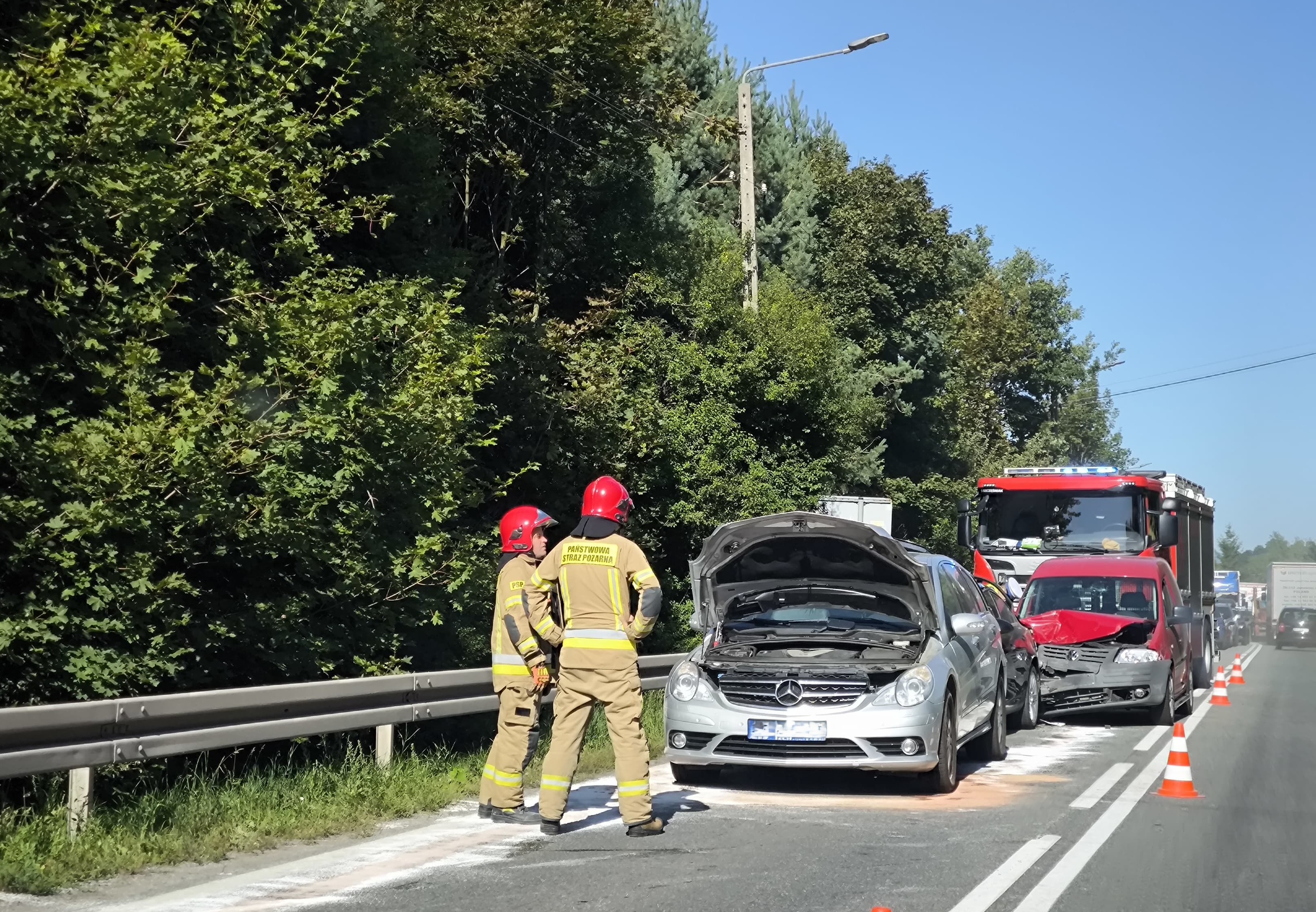 Kolizja na DK-8 w Szalejowie Górnym [Foto]