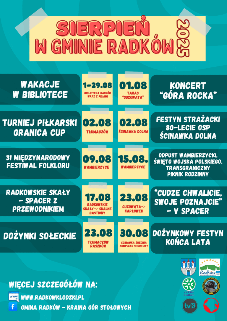 Sierpień w gminie Radków