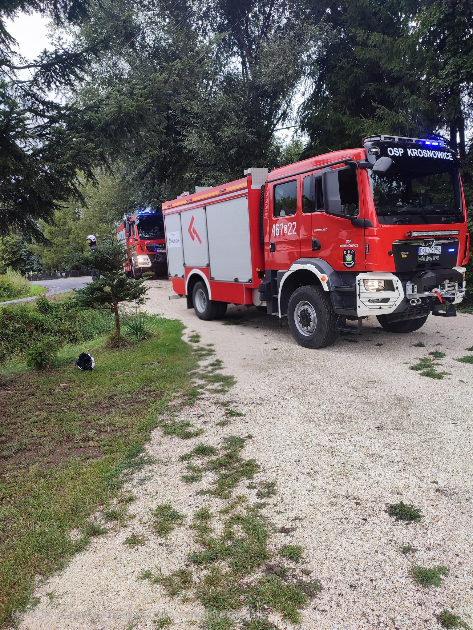 Wypadek w Krosnowicach. Trzy osoby trafiły do szpitala