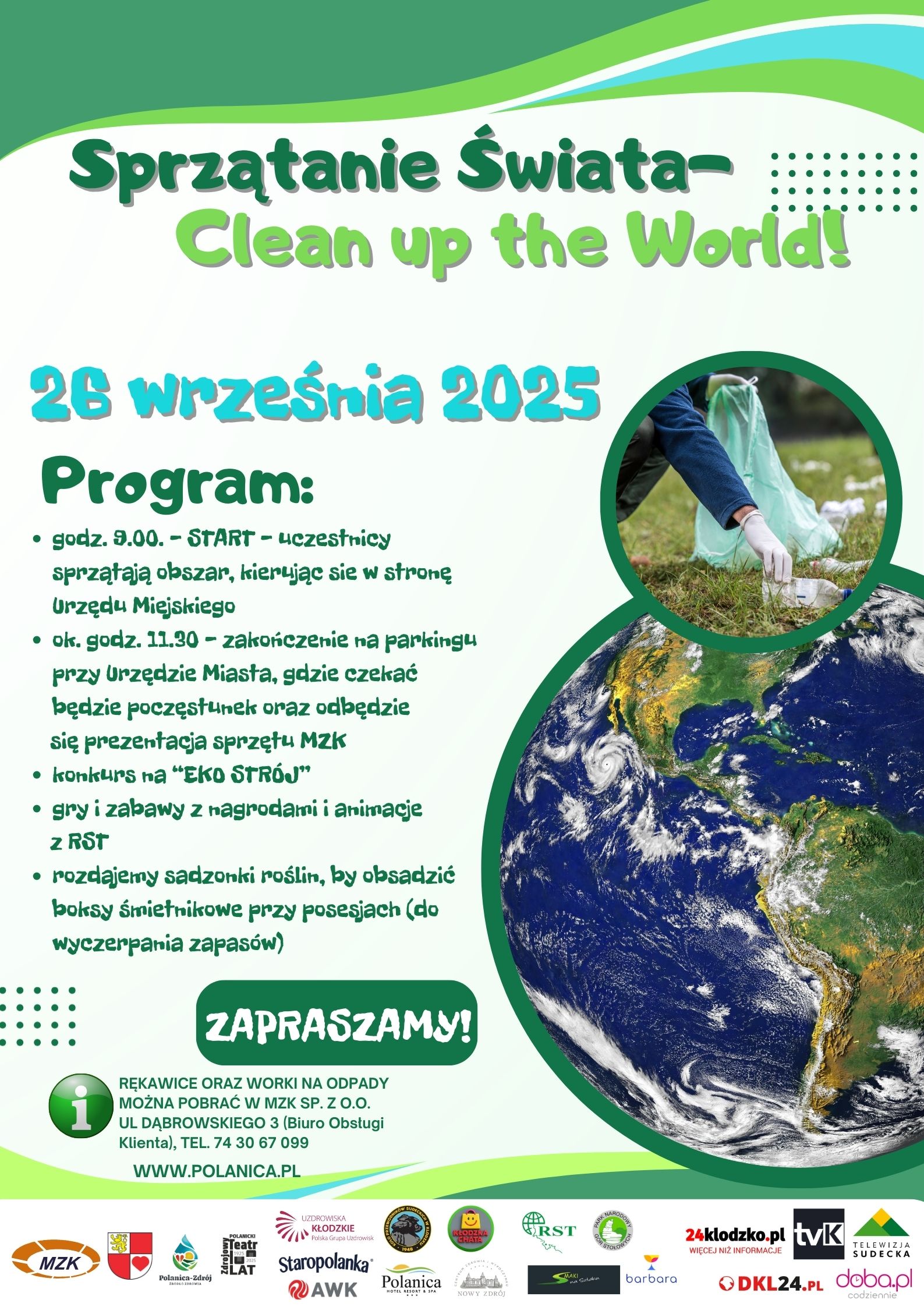 Polanica-Zdrój: „Sprzątanie świata – Clean up the World” już 26 września
