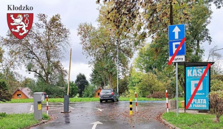 Od 1 października parking przy ul. Kusocińskiego w Kłodzku jest bezpłatny