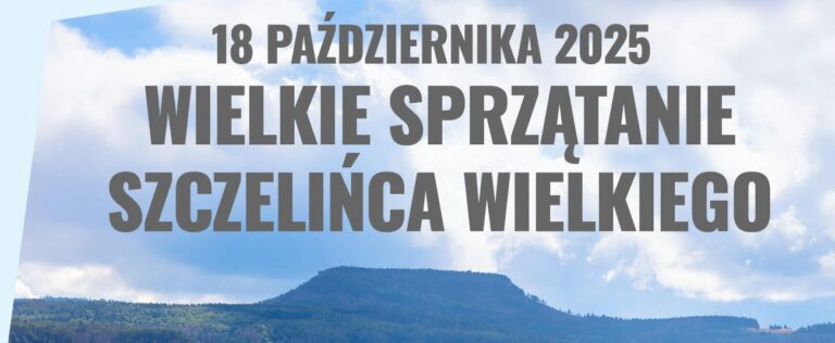 Wielkie sprzątanie Szczelińca Wielkiego