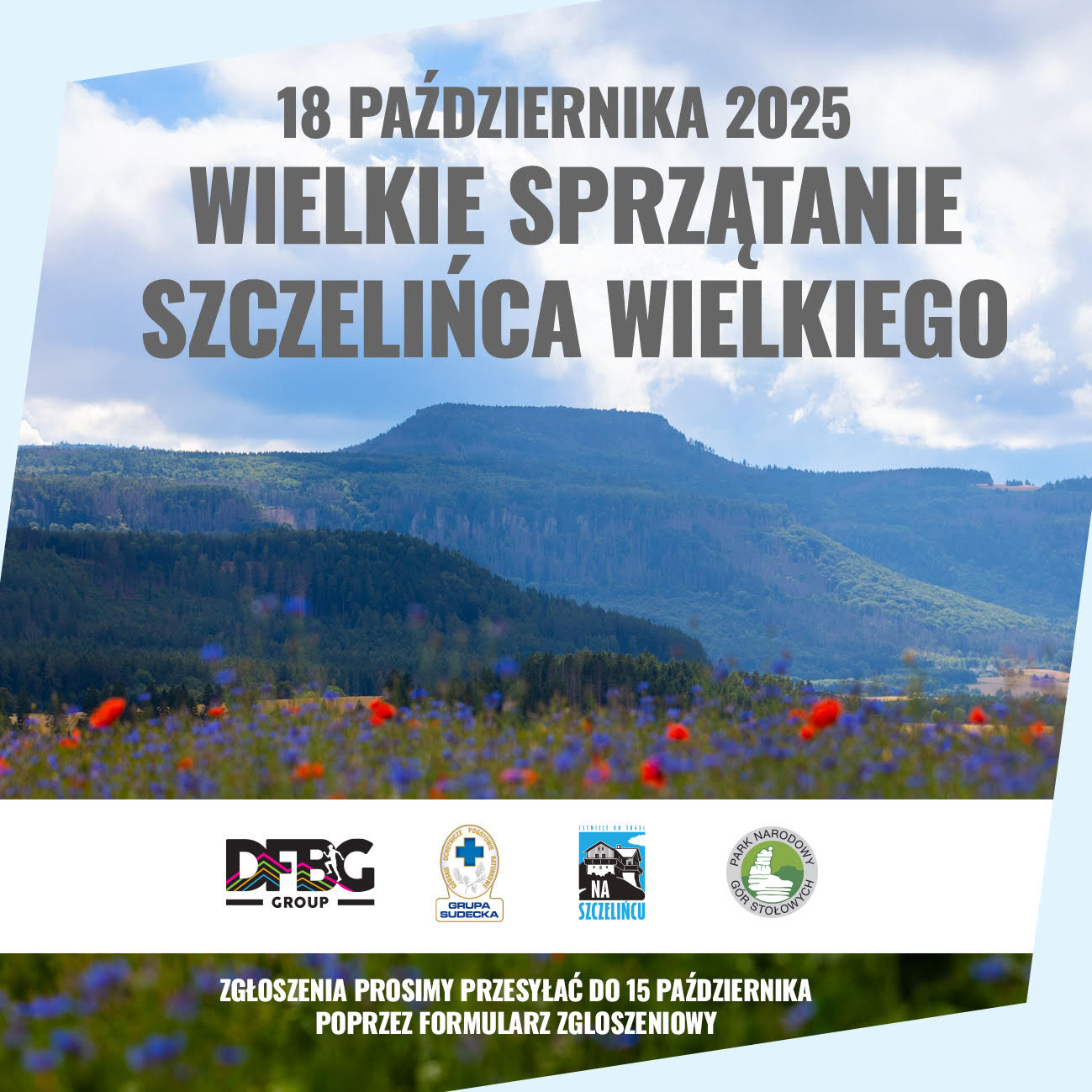 Wielkie sprzątanie Szczelińca Wielkiego