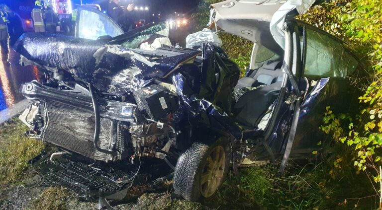 Wypadek z udziałem 5 pojazdów na obwodnicy Nowej Rudy