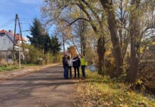 Spotkanie w sprawie budowy mostu na rzece Klikawa w Kudowie-Zdroju