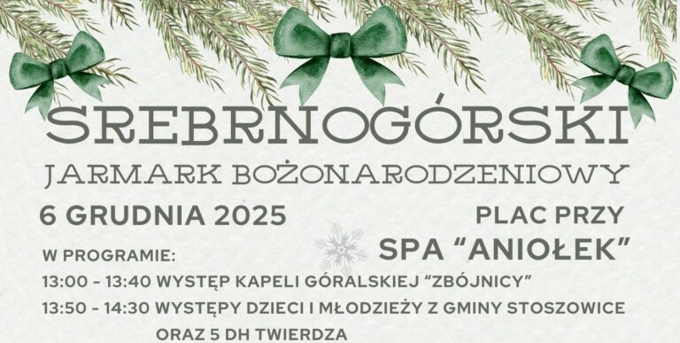 Srebrnogórski Jarmark Bożonarodzeniowy i Mikołajkowy Autobus już w sobotę, 6 grudnia
