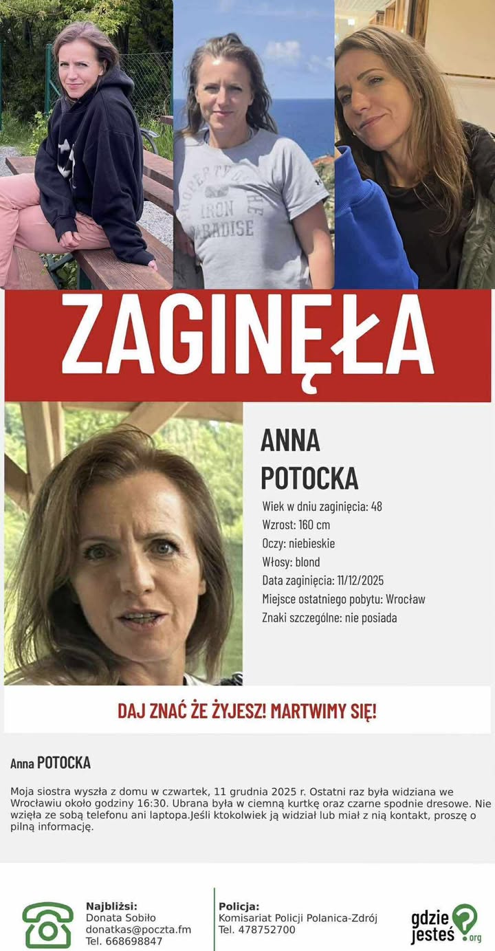 UWAGA! Zaginęła Anna Potocka z Polanicy-Zdroju