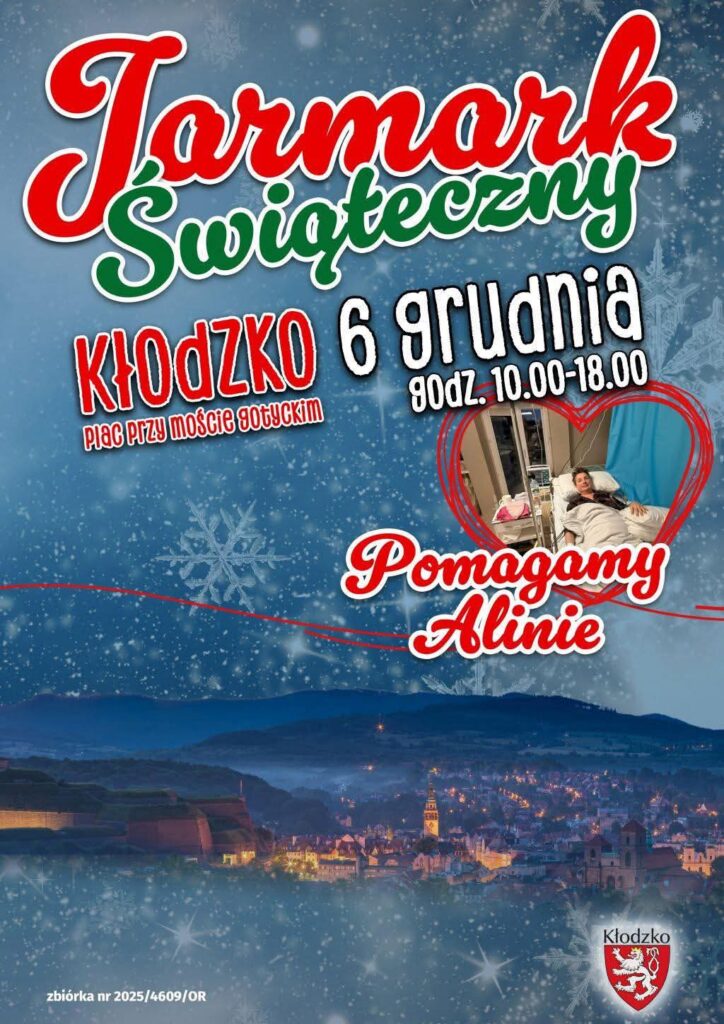 Pomóżmy Alinie wrócić do zdrowia! Specjalne stoisko na kłodzkim Jarmarku Świątecznym