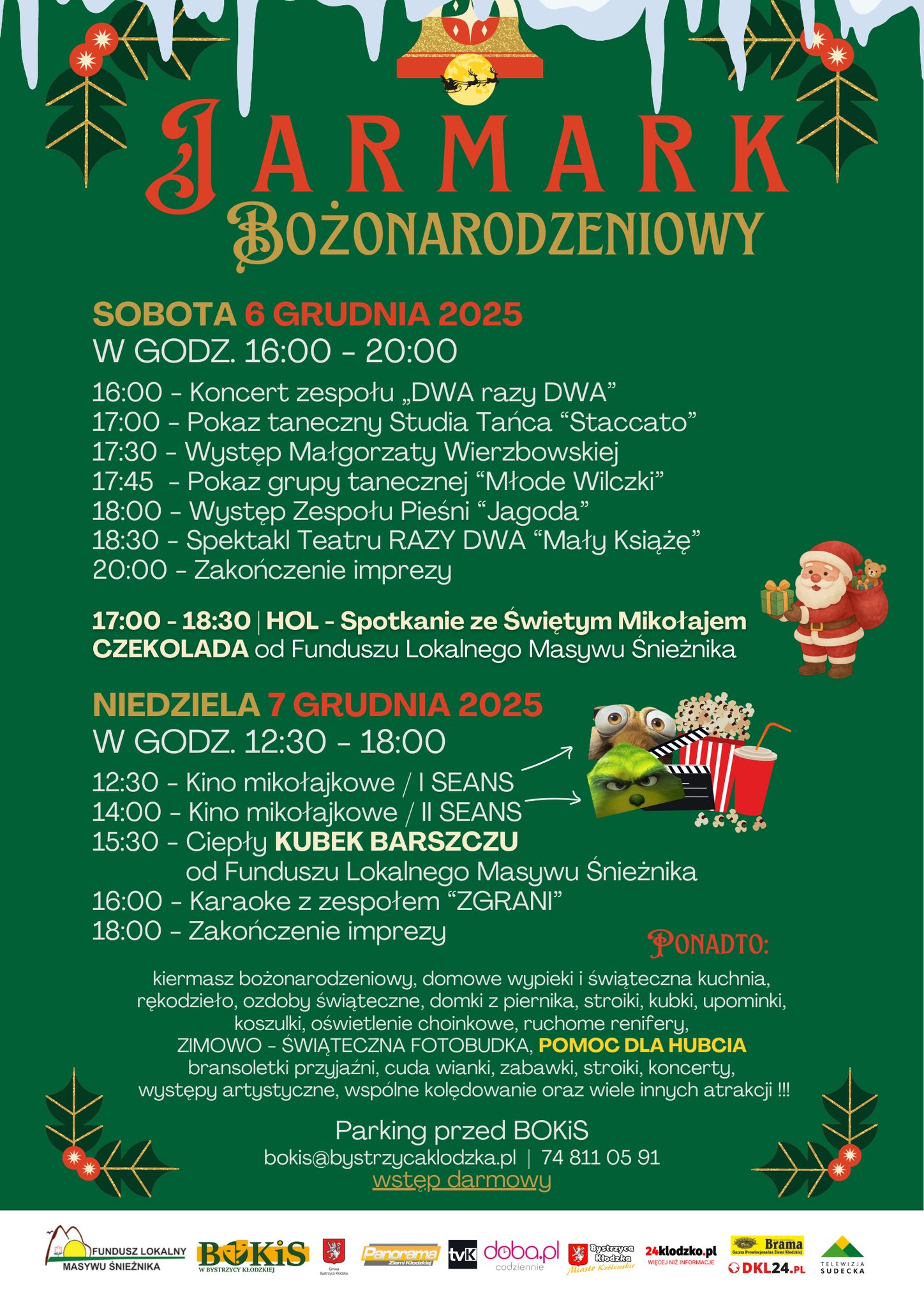 6-7.12.: Jarmark Bożonarodzeniowy w Bystrzycy Kłodzkiej