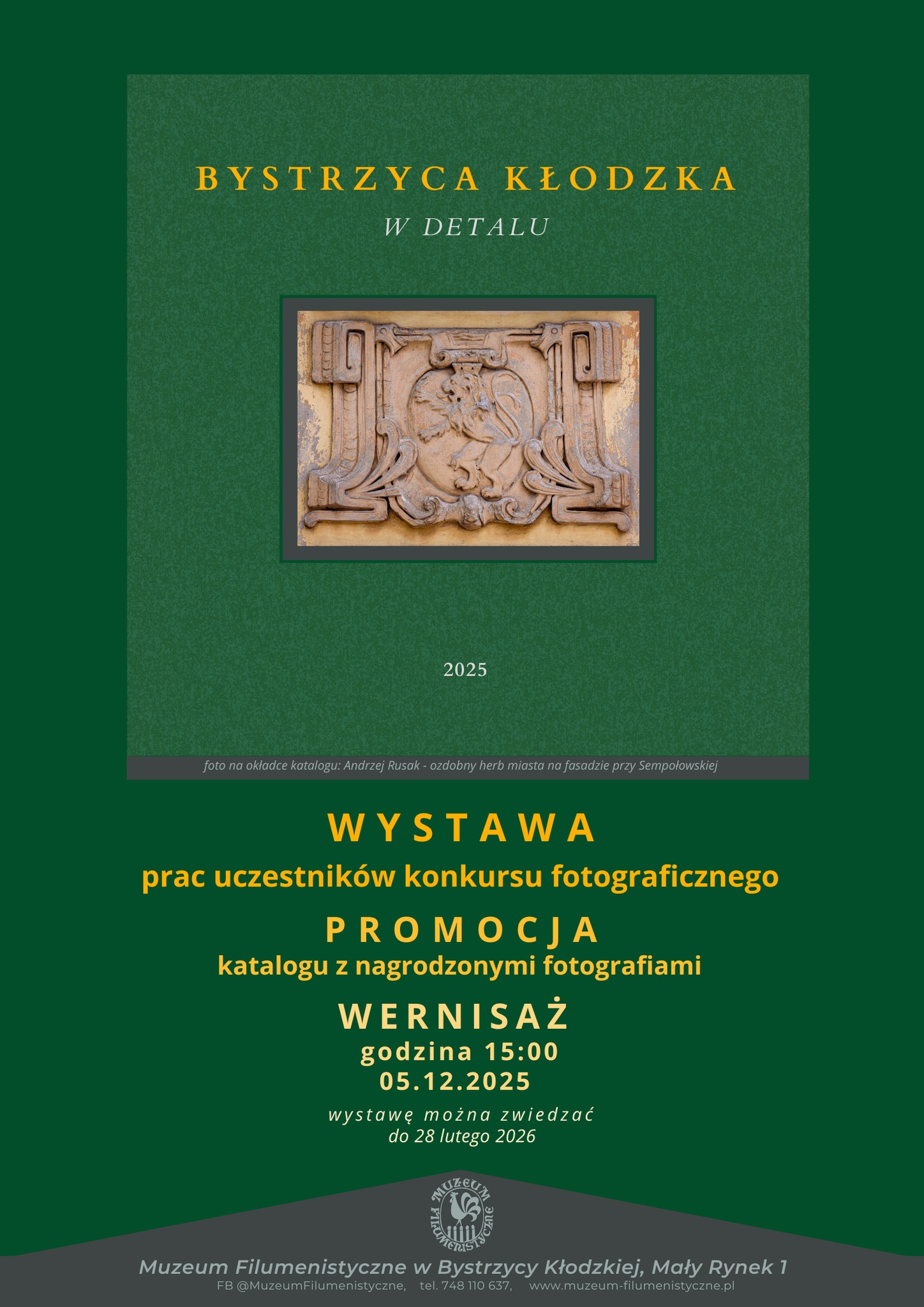 Wernisaż wystawy pokonkursowej „Bystrzyca w detalu” w Muzeum Filumenistycznym w Bystrzycy Kłodzkiej