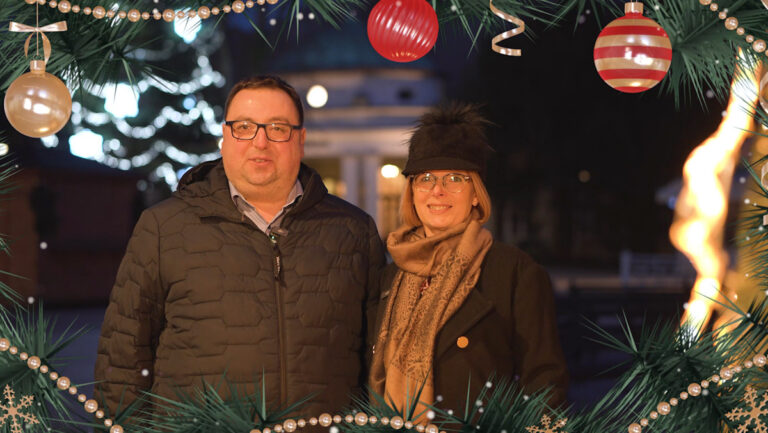 Mateusz Jellin i Marlena Runiewicz-Wac składają życzenia