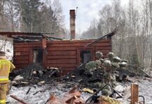 Nocny pożar w Kudowie-Zdroju. Ogień całkowicie strawił budynek