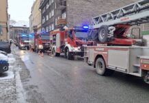 Pożar mieszkania przy ul. Czeskiej w Kłodzku