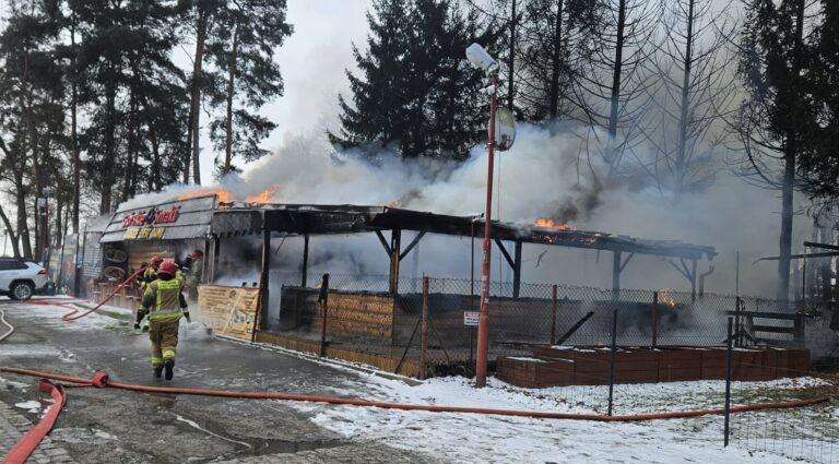 Pożar restauracji w Jaszkowej Dolnej [Foto]