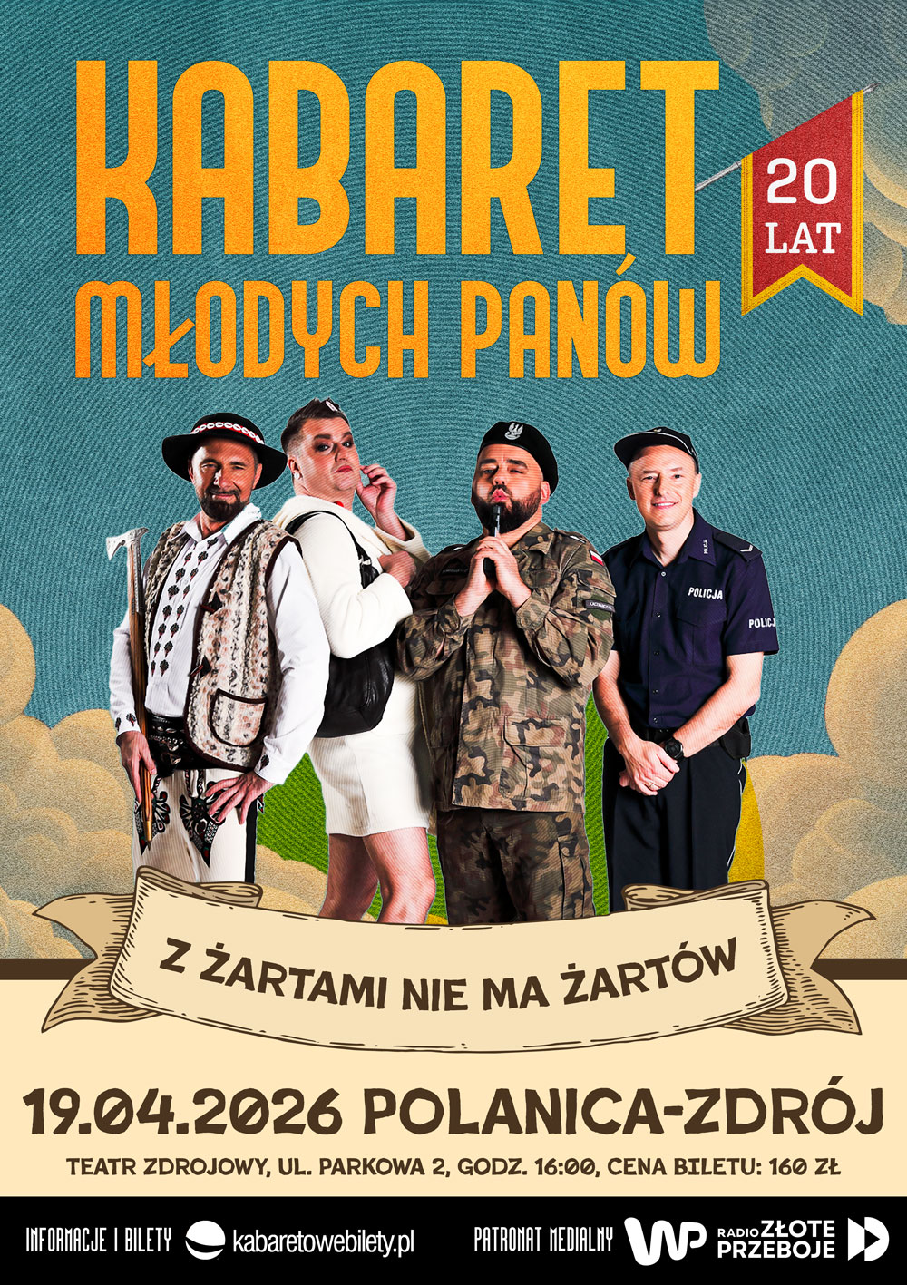 19.04.: Kabaret Młodych Panów „Z żartami nie ma żartów”