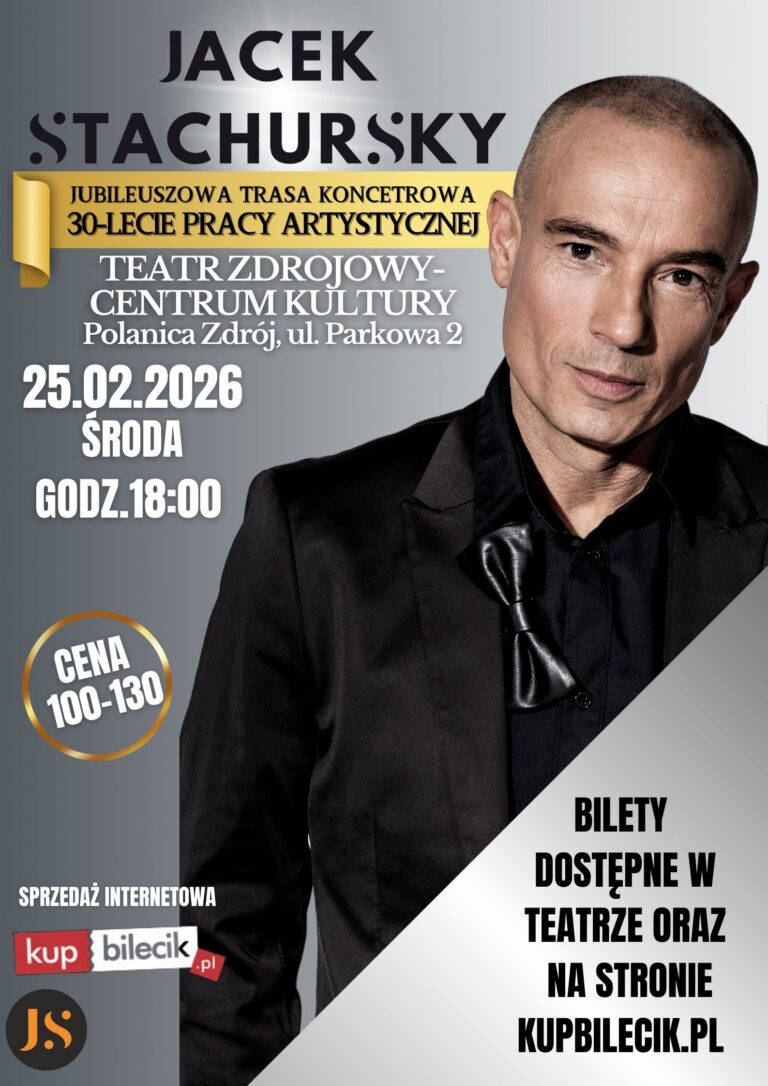 25.02.: Koncert Jacka Stachurskiego w Polanicy-Zdroju