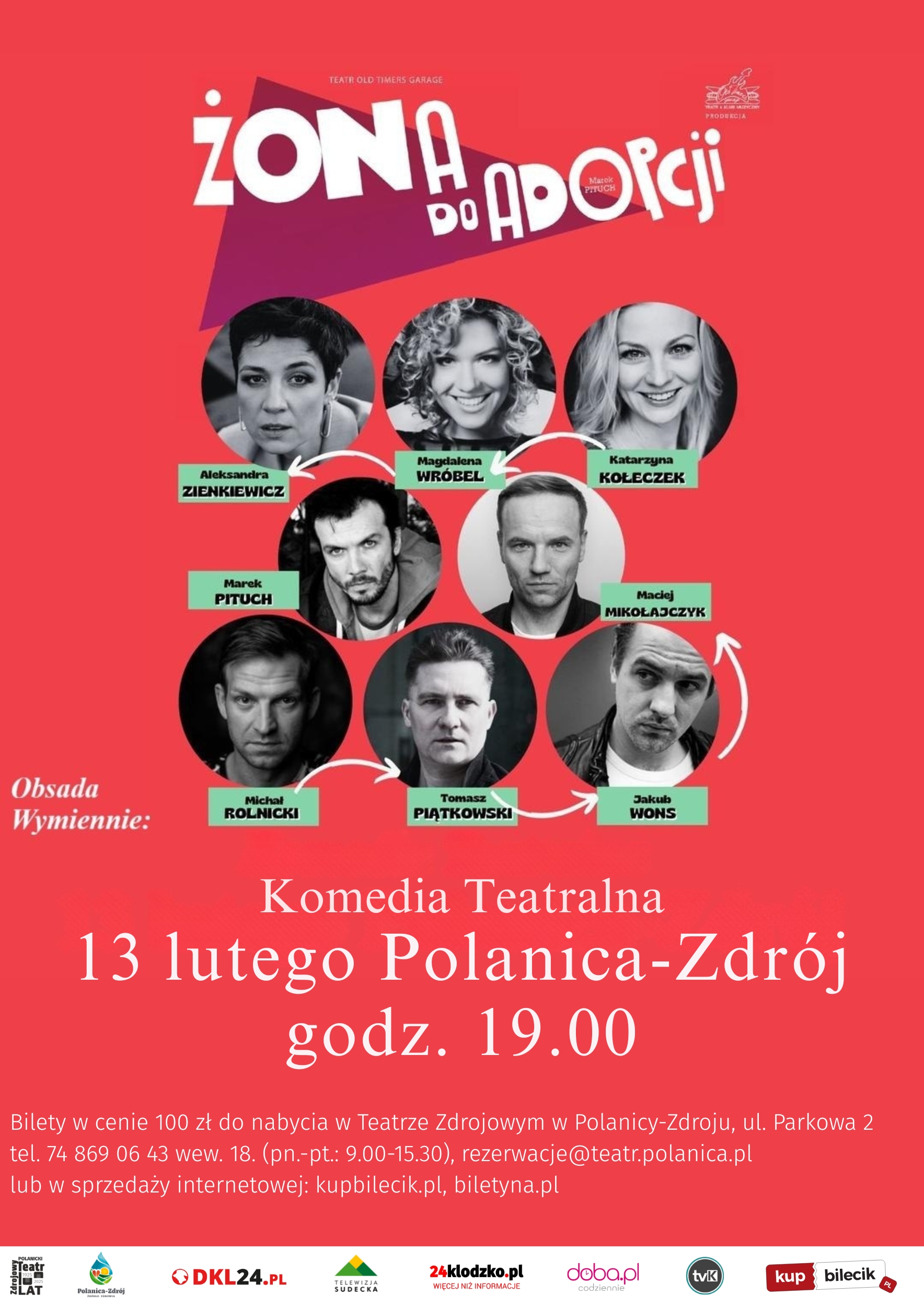 Spektakl „Żona do adopcji” w Polanicy-Zdoju