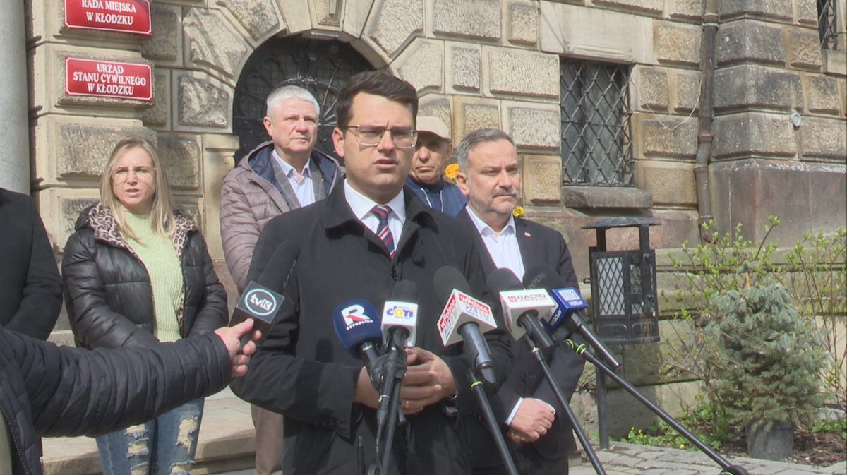 Konferencja prasowa PiS w Kłodzku