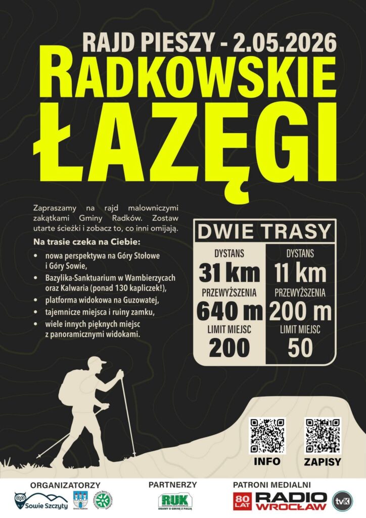 Pierwszy rajd pieszy „Radkowskie Łazęgi”