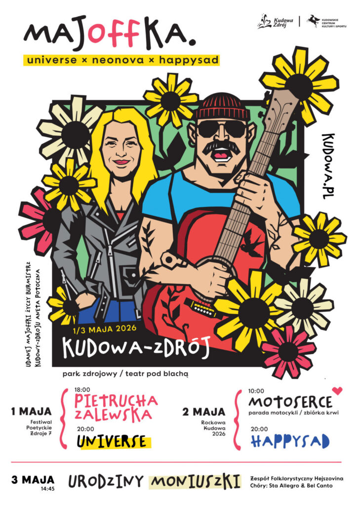 Majówka 2026 w Kudowie-Zdroju. Przed nami Motoserce i trzy dni koncertów i atrakcji