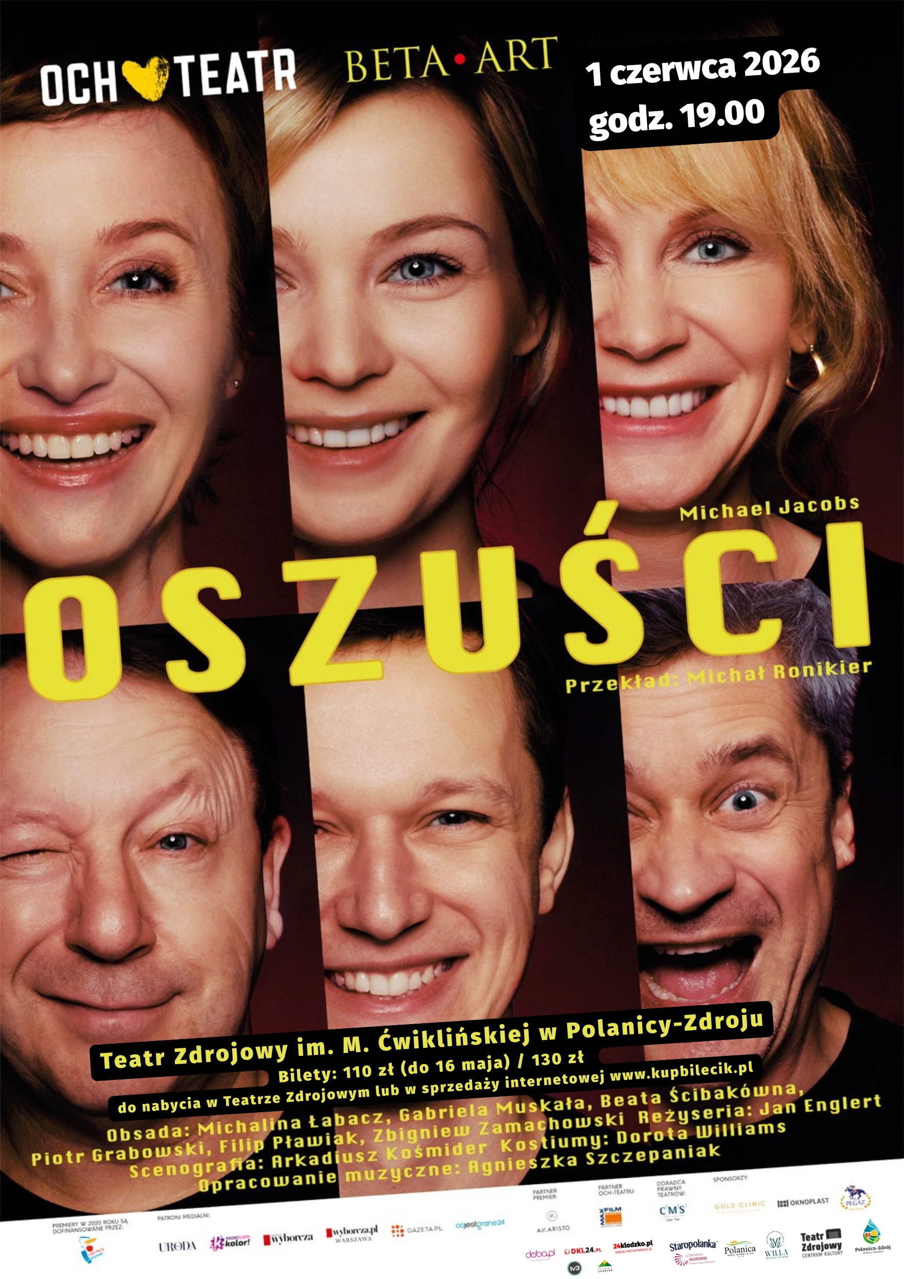 1.06.: spektakl teatralny „Oszuści” w Polanicy-Zdroju