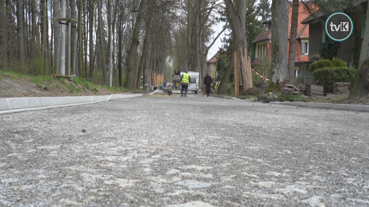 Trwa przebudowa ul. Krynicznej w Polanicy-Zdroju