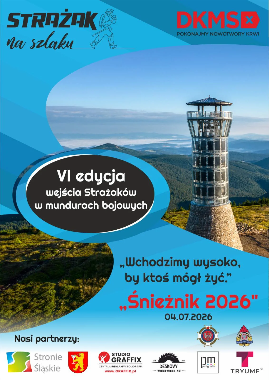 2000 strażaków wejdzie na Śnieżnik w mundurach bojowych. Wszystko po to, by ratować życie